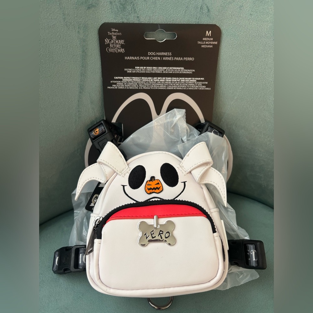 Disney Zero loungefly dog backpack harness size medium